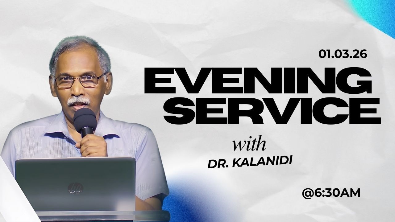 🔴Live | Evening Service  | Dr.Kalanidi