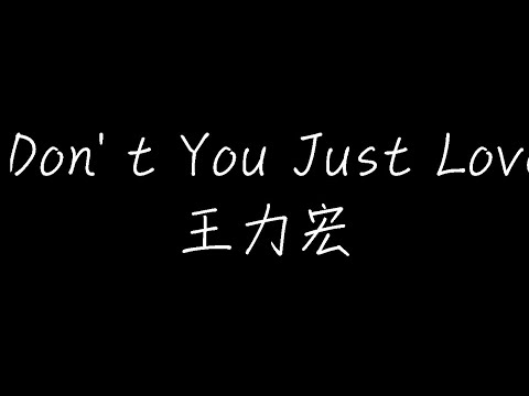 王力宏 Why Don T You Just Love Me 动态歌词