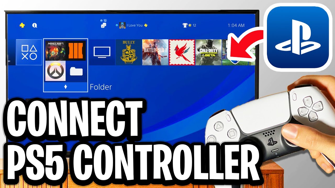 How To Connect PS5 Controller To PS4 - Full Guide - YouTube