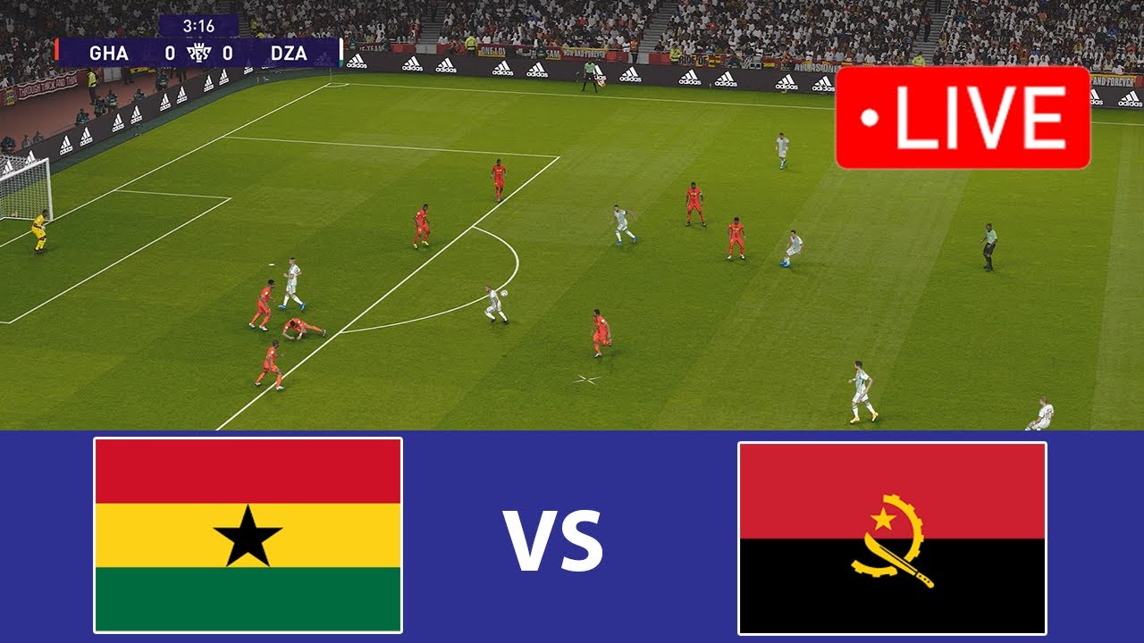 🔴[LIVE] Ghana vs Angola | Africa Cup of Nations Qualification2024