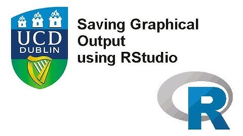 Saving graphical output to a file using RStudio