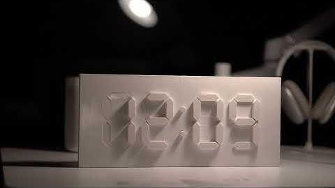 Kinetic Digital Clock