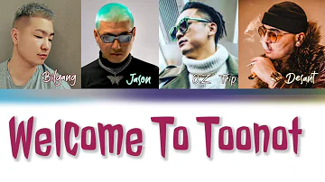 Desant, Bilgang, O.Z Trip & Jason - Welcome to Toonot (color coded lyrics)