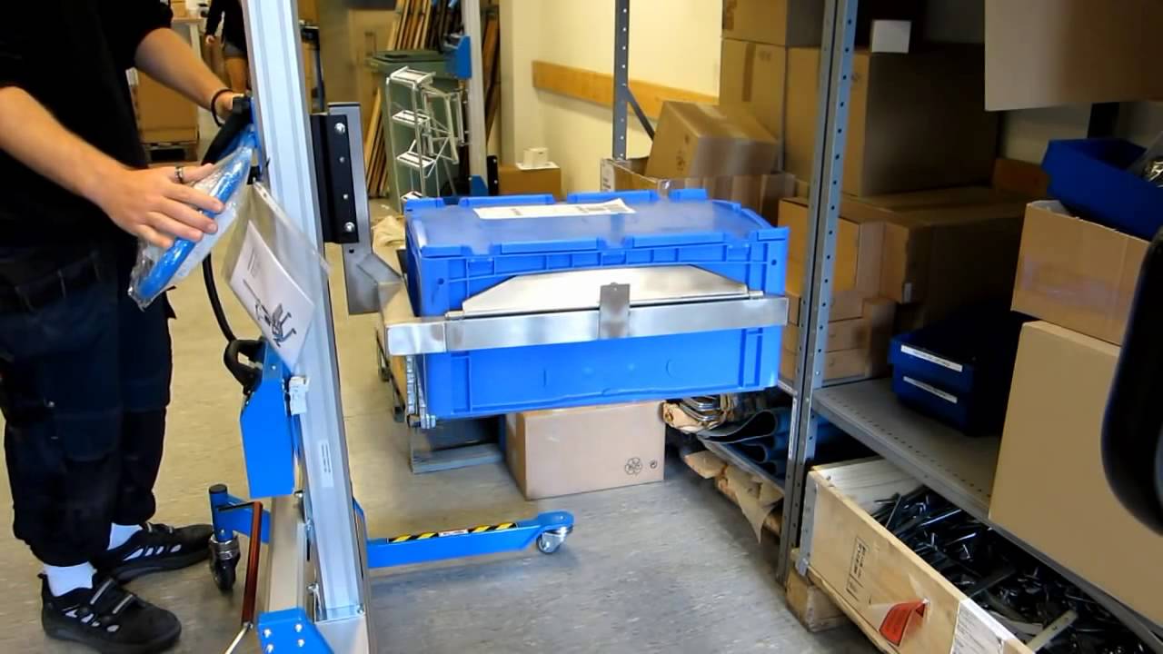 Euro Container Forks for lifting PRONOMIC Lift&Drive YouTube