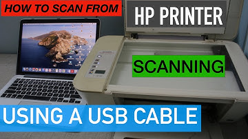 How To Scan from HP Printer Using A USB Cable?