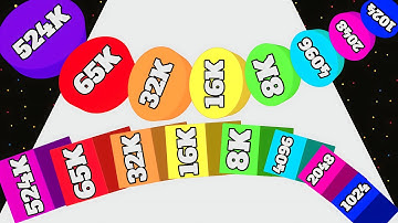 Cube Arena 2048: Merge Numbers Level up Gameplay ( Cube Zone io )