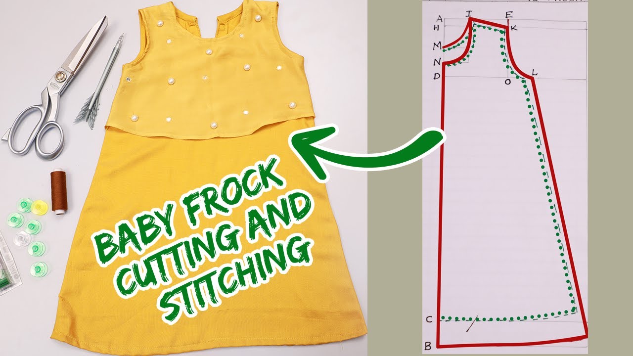 Kids Aline frock cutting and stitching34 year old girl frock cutting and  stitching  YouTube