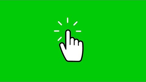 Mouse click hand effect green screen with sound, click sound with mouse hand green screen by Tech Nk