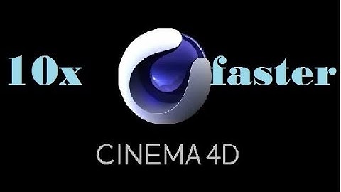 How to 10x fast render cinema 4d R16/17 intro templates