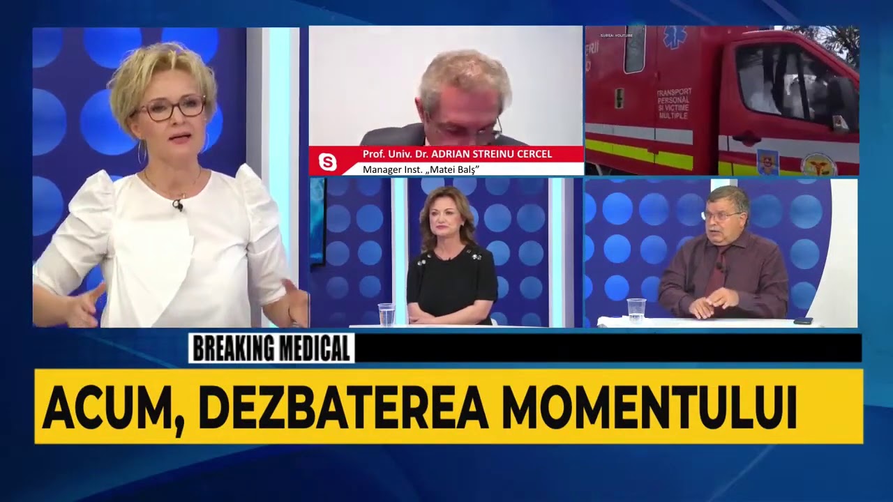 SCANDAL: Pacienții reclamă că nu au loc în spitale. Replica lui Adrian Streinu-Cercel (VIDEO) | Medika TV