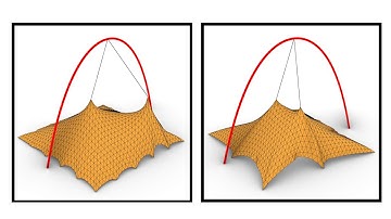 Rhino Grasshopper (Kangaroo Tensile Structure)