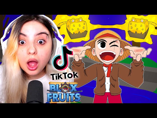 Este código te da frutas legendarias? Probando Tiktoks mas populares de Blox  Fruits ! 🤯 