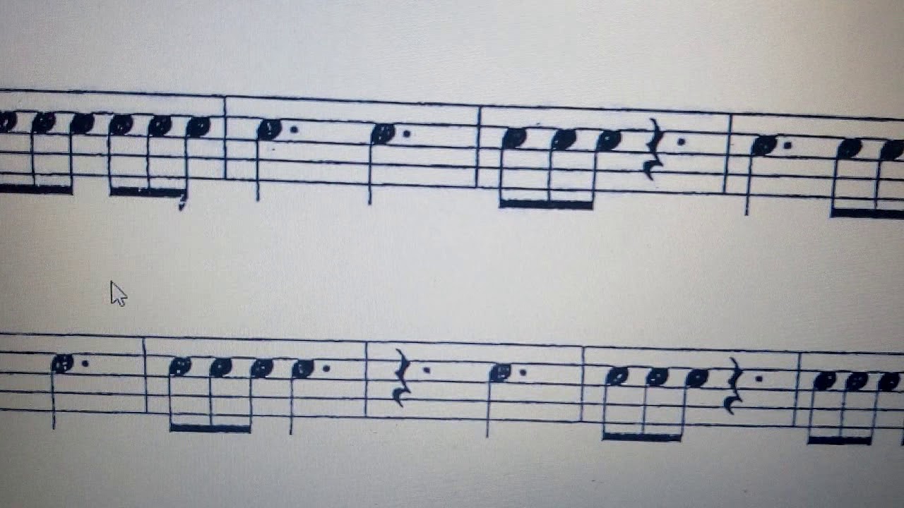 LECTURA RITMICA COMPÁS 6/8