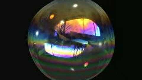 Thin film interference, soap bubble (test 3)