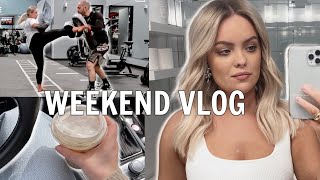 WEEKEND VLOG: Wedding Planning, Self Tan Routine, Kickboxing & Clean with Me!