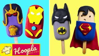 How To Make SUPERHERO Cakesicles  DIY Cake Decorating Ideas | Birthday Cakes By Hoopla Recipes