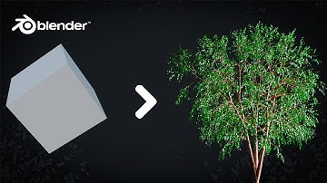 Реалистичное дерево в Blender | Sapling Tree Gen