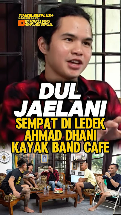 Dul Jaelani was once teased by Ahmad Dhani as being like a cafe band‼️ #duljaelani #ahmaddhani #p...