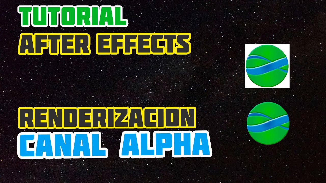 Adobe After Effects Tutorial Español HD: Cómo Renderizar en Canal Alfa ...