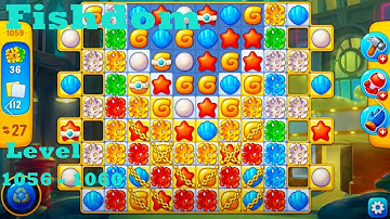 Fishdom Level 1056 - 1060 HD Walkthrough | 3 - match game | playgame | ios | android | pc | app