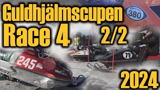 Vintage Snowmobile Race, Guldhjälmscupen 2024, Race 4 Finals last part, by Jämtlands Motorklubb