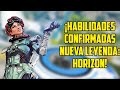 ¡HABILIDADES HORIZON CONFIRMADAS! NUEVA LEYENDA APEX LEGENDS TEMPORADA 7