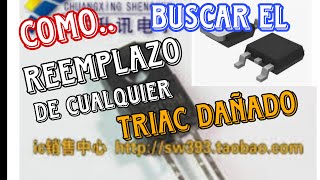 COMO REEMPLAZAR UN TRIAC