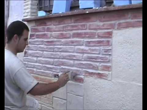 Intonaco stampato youtube Intonaco effetto pietra