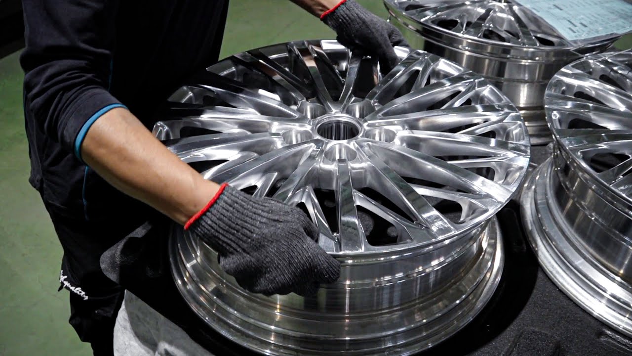 Потрясающий масштаб! Процесс производства алюминиевых дисков методом литья под высоким давлением.