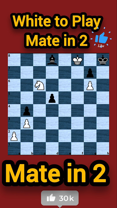 Brilliant Chess Puzzle: Mate in 2 #chess #chesspuzzle #matein2 #gamtng
