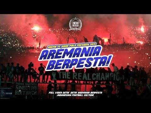 Detik-detik Aremania Berpesta Juara Piala Presiden 2019 Arema FC VS Persebaya Surabaya