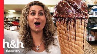 ¡Un cono de helado gigante! | Cake Boss | Discovery H&H