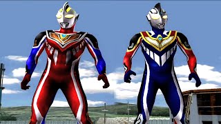 Ultraman Gaia & Agul super supreme TAG-Team ウルトラマン FE3