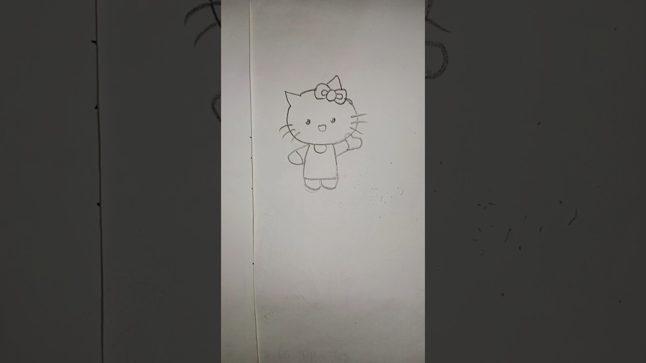 How to make a Hello kitty easy drawing || 