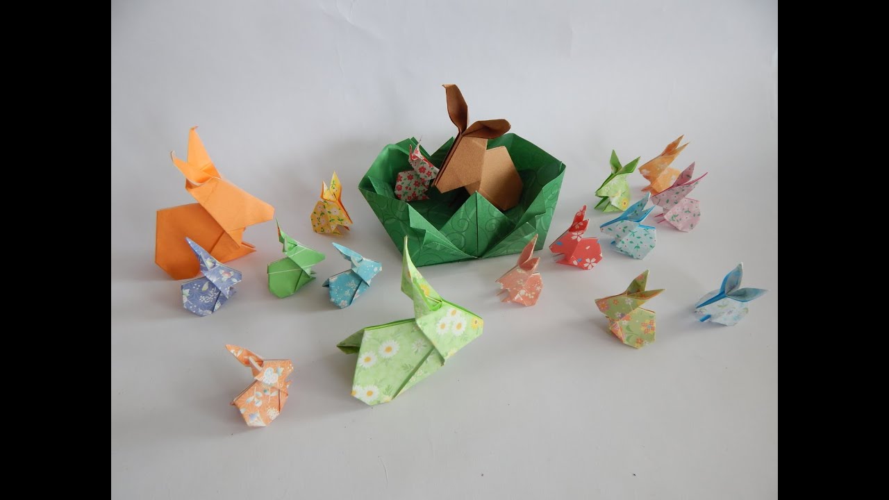 Origami Osterhase Einfach Zu Falten