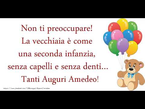 Tanti auguri Amedeo!