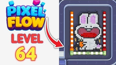 Pixel Flow Level 64 Walkthrough