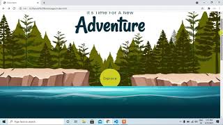 nature website using parallax | HTML & CSS | Java Script .