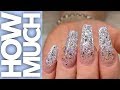 How Much - Extreme Glitter Ombre - Gel Nails