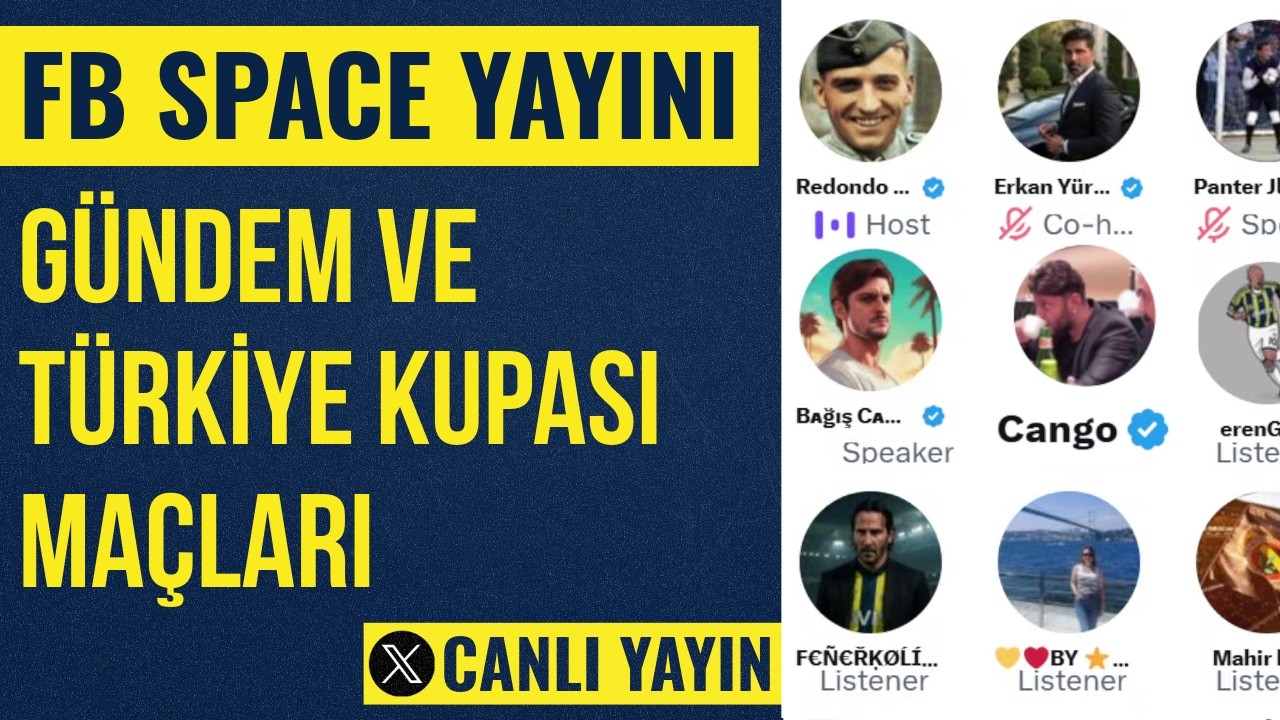 Gaziantep - Fenerbahçe Kupa Maçı ve Gündem Yayını | Fenerbahçe Space Odası