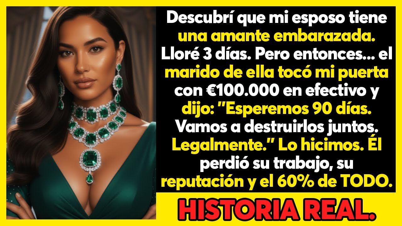 Mi esposo tiene una amante, su marido apareció en mi puerta con una maleta de €100.000 y un trato