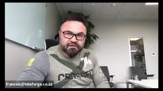 #lockdown interview with Francois van der Merwe (CEO: Teleforge)