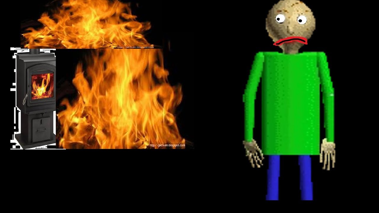 Baldi Mod Fire Baldi Burns the Oven on Fire And Everyone Panic! (Animation) - YouTube