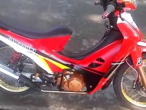 kawasaki aura nexus 136 stock pipe (kalkal pipe) - YouTube