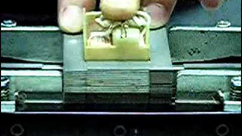 Transformer EI lamination stacking machine