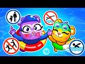 🌊 Summer Adventure in The Pool! ⚠️ Safety Rules For Babies | Educational Cartoons by Funny Cubs🧸♥️