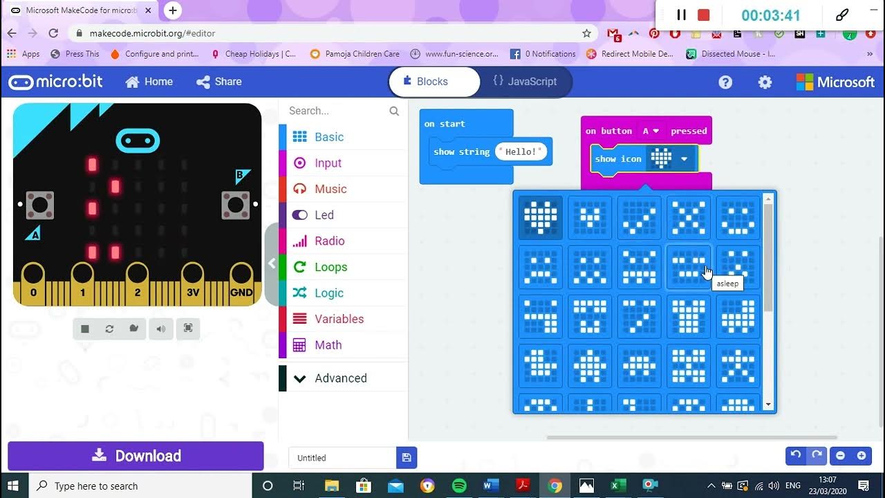 Getting started with the BBC microbit - YouTube