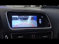 INSTALLATION AUTORADIO AUDI Q5 +CAMERA DE RUCLL