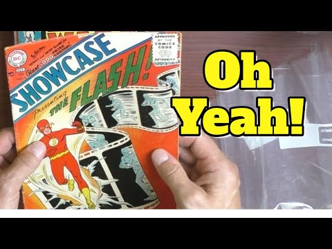 $20K Vintage Comic Book Unboxing box 4 of 13: Showcase #4 1st SA Flash! | SellMyComicBooks.com