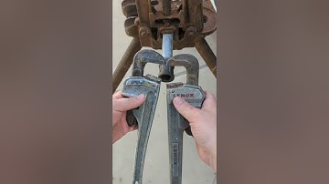 How To Use Pipe Wrenches. #republicplumbing #plumbing #plumber #howto #diy #pipe #wrench
